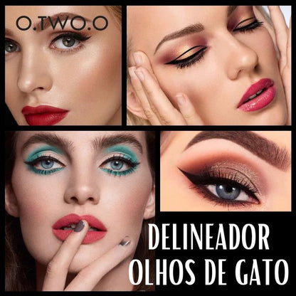 Delineador Olhos de Gato com Carimbo O.TWO.O®